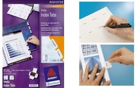 Avery Multi-coloured Tabbies Handpick (5412501)