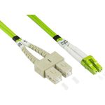 Alcasa LW-830LS5 Glasfaserkabel 30 m LSZH OM5 LC SC Grün (LW-830LS5)