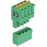 Delock Terminalblock Set für Platine 4 Pin 5,08 mm Rastermaß vertikal (66501)
