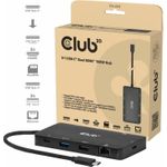 Club 3D 9-1 USB-C Dual HDMI 100W Hub - Digital/Daten (CSV-2552)