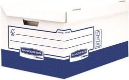 Fellowes BANKERS BOX Archiv-Klappdeckelbox Maxi Ultra Heavy Duty, aus 100% recyceltem Karton, FSC-zertifiziert, für