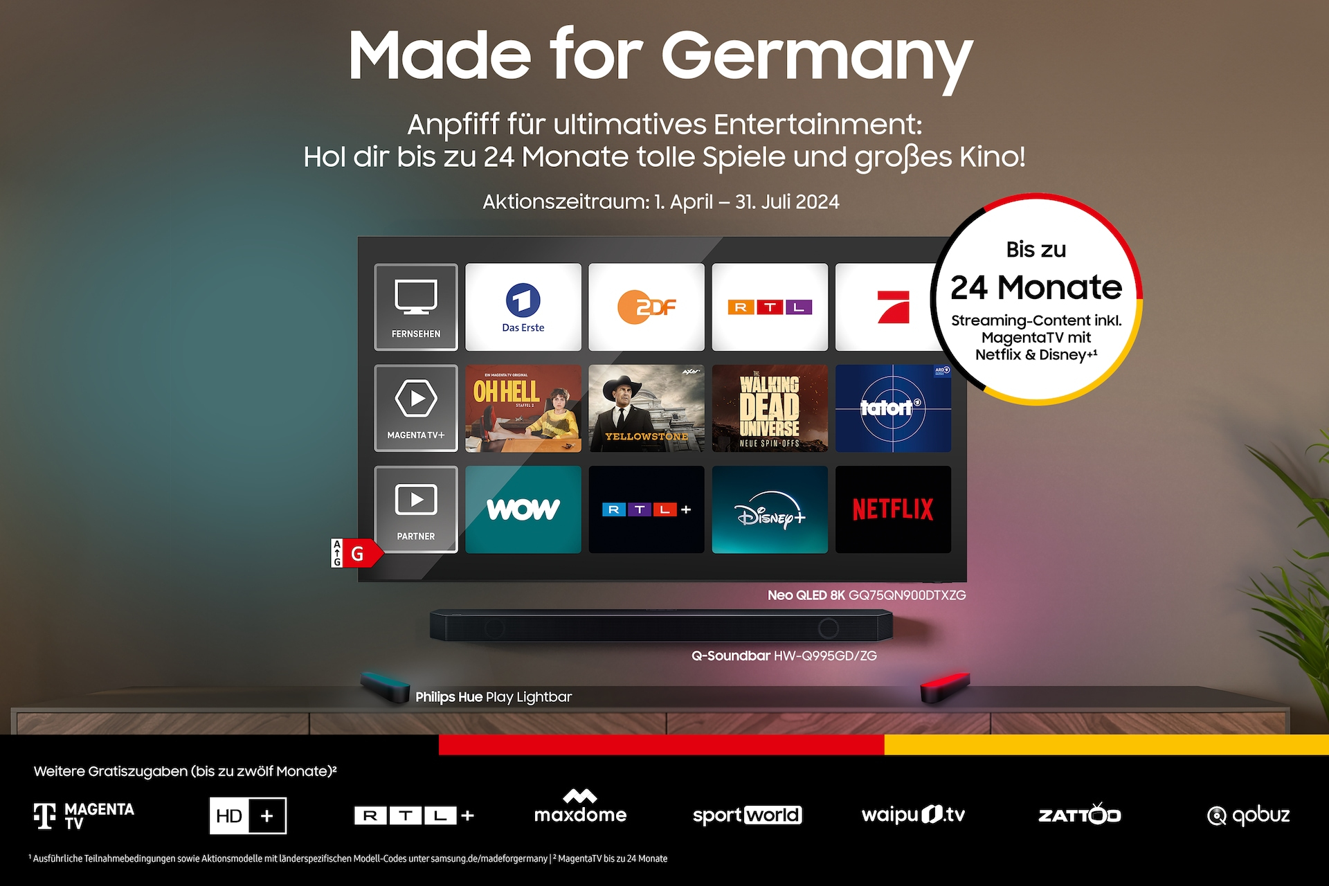 Samsung The Frame LS03D Series GQ50LS03DAU 50" 4K QLED Smart TV Schwarz