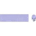 Rapoo Kabelloses Multi-Mode-Deskset 9850M, Lila, QWERTZ (00215387)