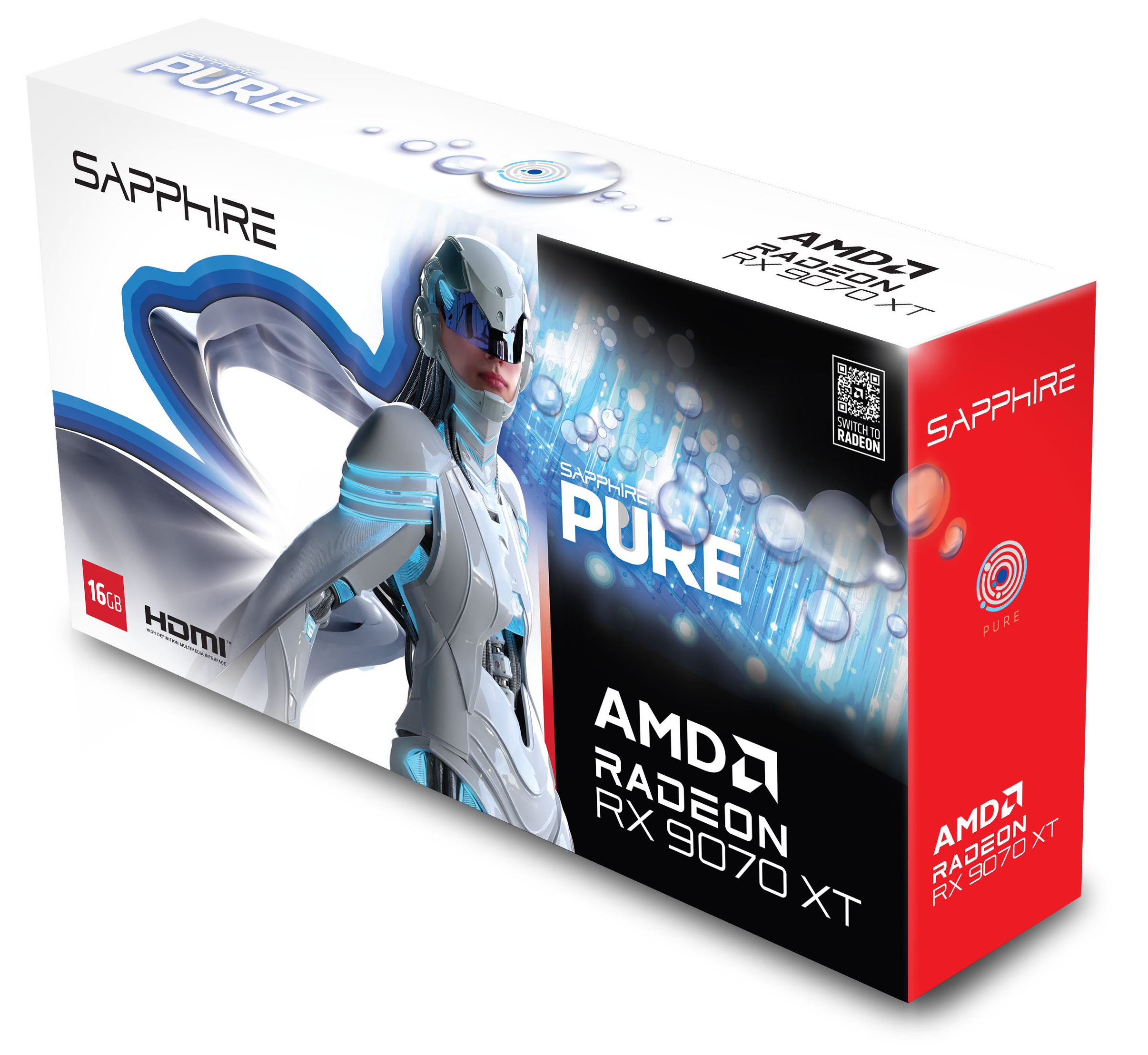 Sapphire Pure Radeon RX 9070 XT 16 GB GDDR6