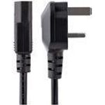 StarTech.com 3ft (1m) UK Computer Power Cable, BS 1363 to C13 Power Cord, 18AWG, 10A 250V, Black Replacement AC Power Cord, Monitor Power Cable, BS 1363 to IEC 60320 C13 Kettle Lead (BS13U-1M-POWER-LEAD)