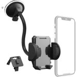 Hama 2in1 Auto-Handyhalterung Set Multi f. Lüftung / Scheibe, 360 Grad drehbar (00201521)