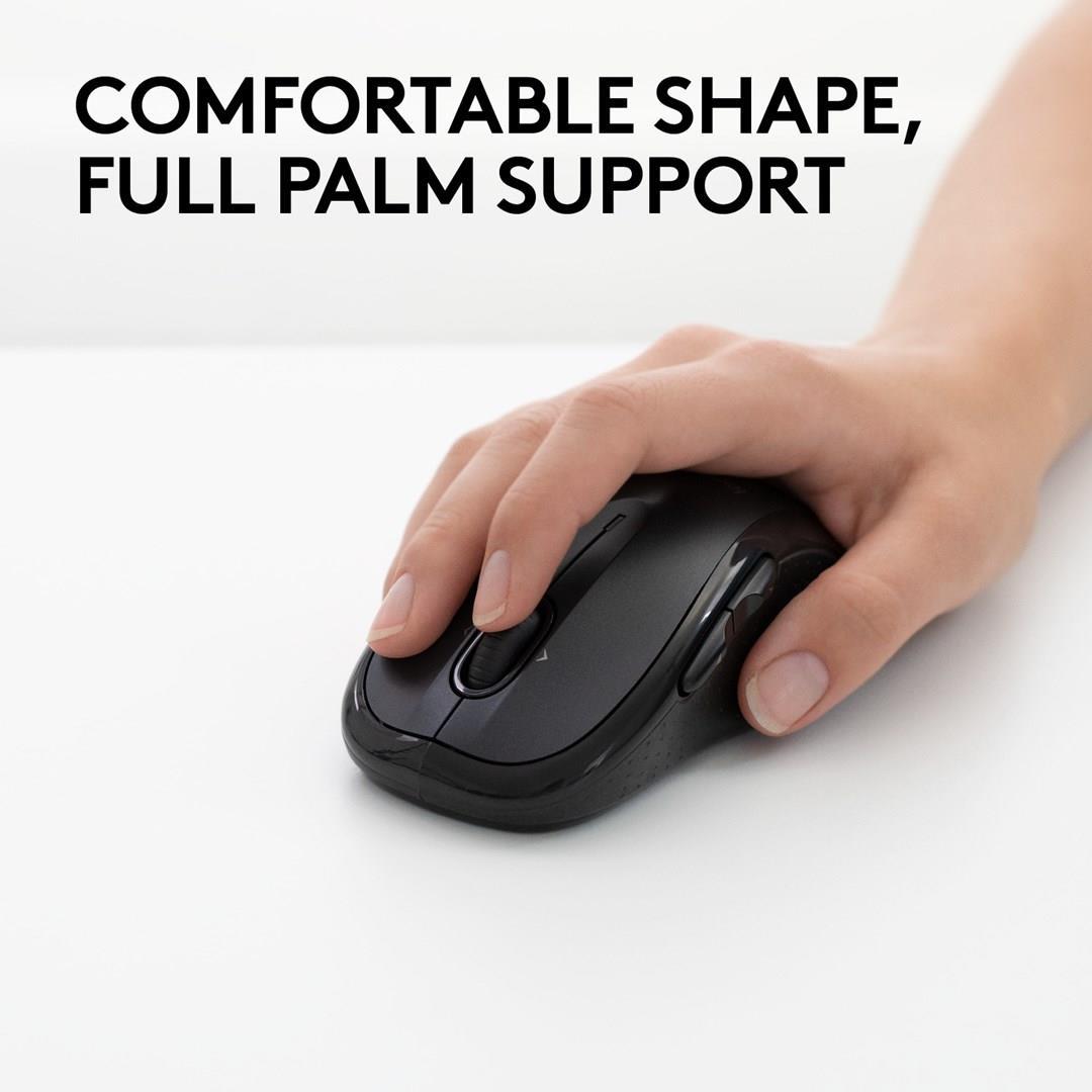 Logitech M510 Maus - Laser - 5 Tasten - 2,4 GHz Schwarz