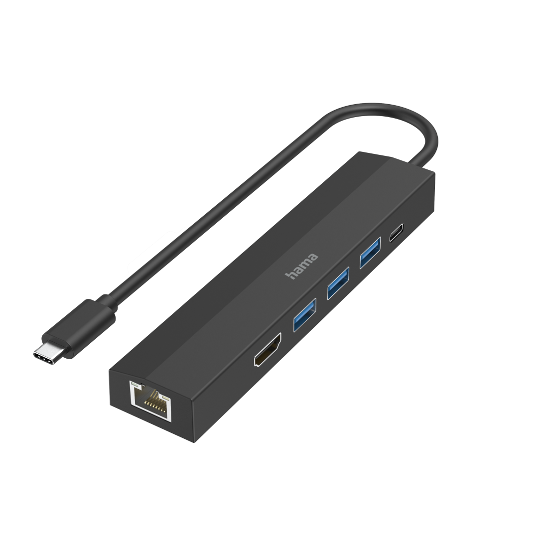 Hama Entry Line 00200144 Dockingstation USB-C 3.2 Gen 1 HDMI Schwarz