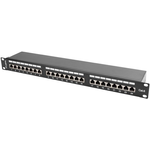 Lanberg Patchpanel 24-Port 1U 48,30cm (19") Cat. 6 FTP geschirmt schw. (PPS6-1024-B)