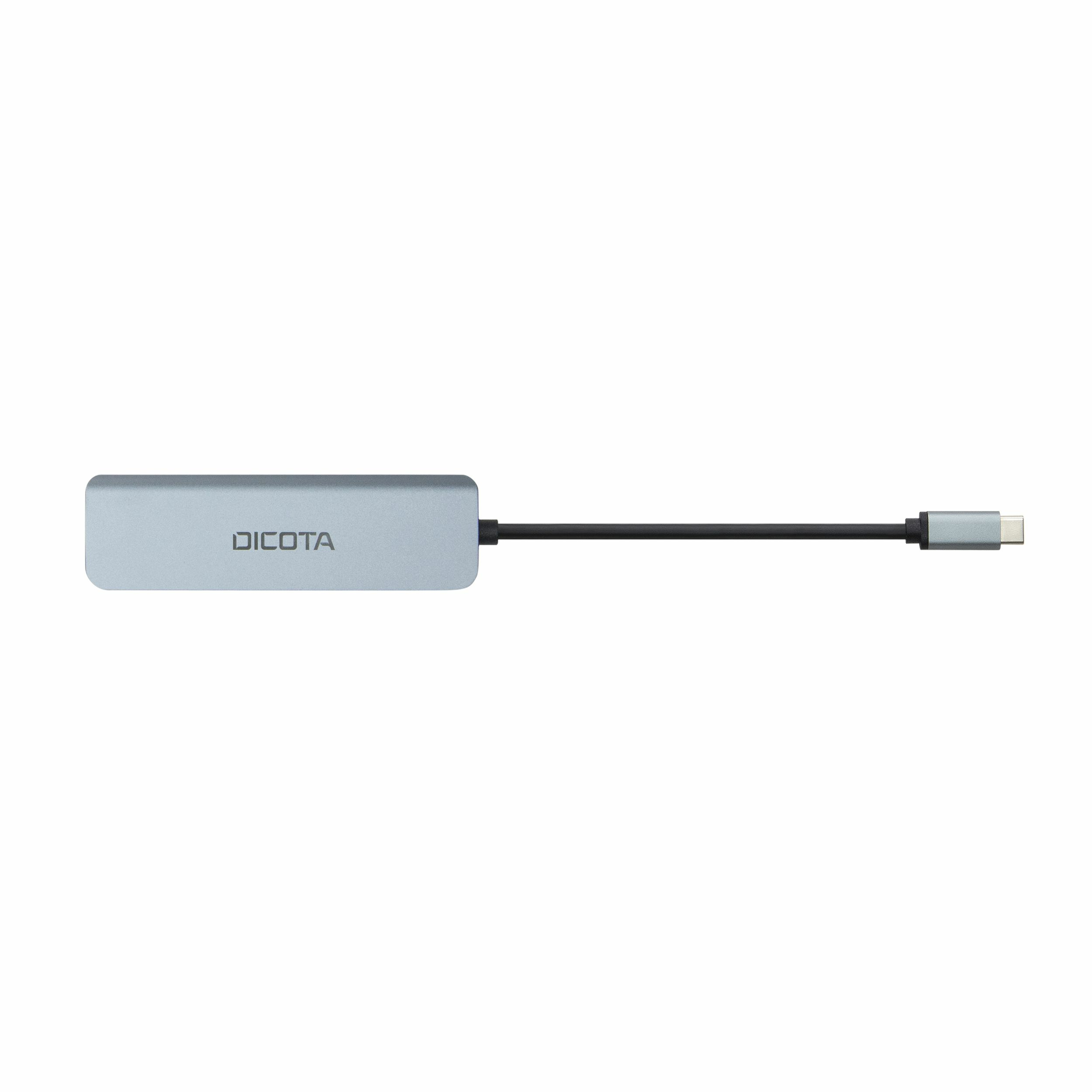 Dicota D32060 USB-C Dockingstation 4K HDMI 100W Silber