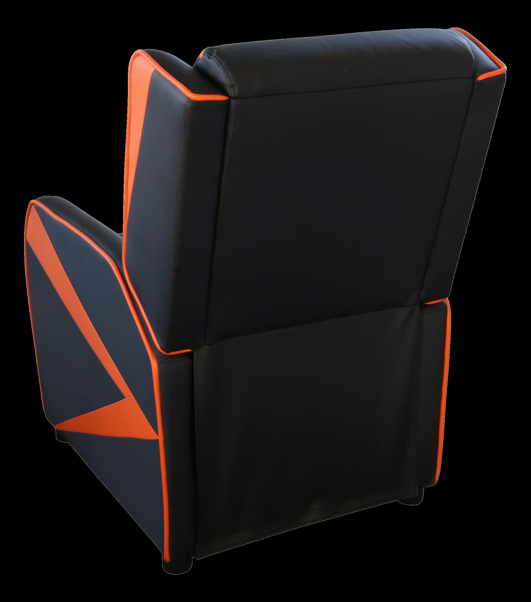 Deltaco GAM-087 Gaming Sessel DC420 Kunstleder orangeblack