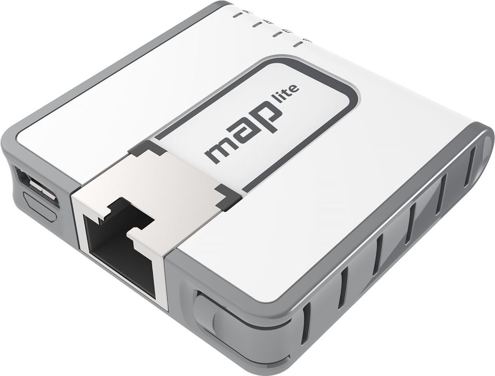 MikroTik RouterBOARD mAP lite 2,4 GHz Access Point PoE Weiß