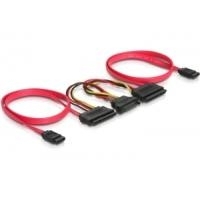 Delock SATA All-in-One Kabel für 2x HDD (84356)