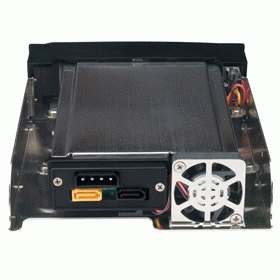 FANTEC MR-35SAS Mobiles Speicher-Rack Schwarz