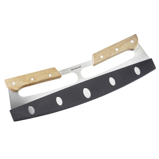 Westmark Pro Pizzaschneider Edelstahl mit Holzgriff