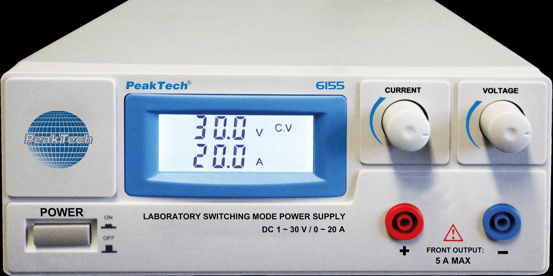 PeakTech Labornetzgerät 1...30 VDC 20 A (PeakTech 6155)