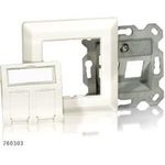 Equip Rahmenset Unterputz Rahmenset für Keystone System (761304)