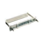 LEITZ Heftverschluss Fastener, aus Metall Aufreihband und Deckschiene mit 2 Schiebern, für Standard- (3068-00-00)