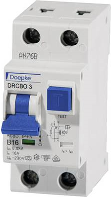 DOEPKE DRCBO 3 B16/0,0 DRCBO3B16/0,03/1N-A FI/LS-Kombination / RCBO DRCBO3B16/0,03/1N-A (DRCBO3B16/0,03/1N-A)