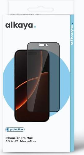 alkaya A Shield Displayschutzglass 3D Full Cover,Privacy iPhone 17Pro Max, black (PG-10074)