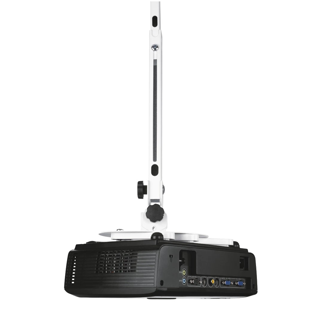 Hama Beamerhalterung Decke/Wand 360° schwenkbar höhenverstellbar bis 15 kg Weiß