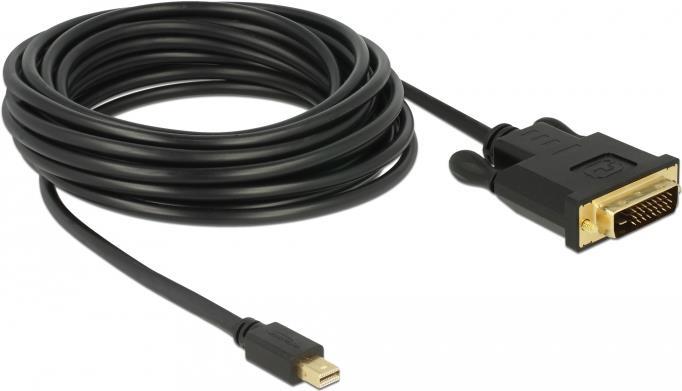 Delock Kabel mini DisplayPort 1.1 Stecker > DVI 24+1 Stecker 5 m (83991)