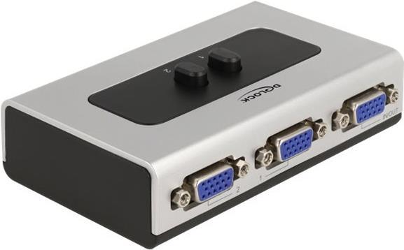 Delock Videoverteiler/-Switch 2 x VGA Desktop 87758