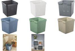 NHG Aufbewahrungskorb SEOUL BASKET XL, PP, grau Material: aus recyceltem PP, mit Diamantlöchern, - 1 Stück (60260809)