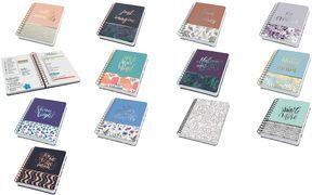 Sigel Notizbuch mit Spirale Jolie ca. DIN A5 punktraster schwarz/kupfer Hardcover 240 (JN625)