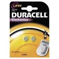 Duracell Knopfzellen, LR44, VE: 2 Stück Batterie für zahlreiche elektronische Geräte, kompatibel mit V13GA, A76, 303/357-1W, LR1154, KA76 (936915)