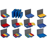 allit Metall-Kleinteilekoffer EuroPlus Pro M 44H-24, blau aus pulverbeschichtetem Stahlblech, Kunststoffgriff, - 1 Stück (454122)