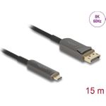 Delock Aktives Optisches Kabel USB-C -> DisplayPort (81606)