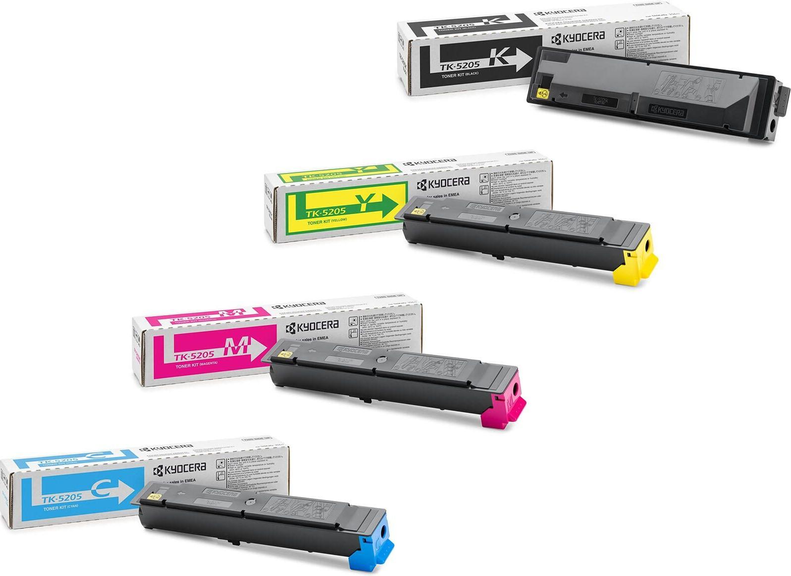 Kyocera Original TK-5205 Toner - 4er Multipack (1T02R50NL0)