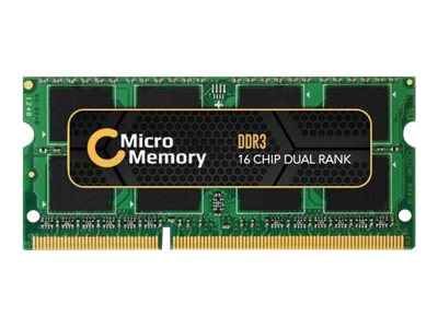 CoreParts MMI9842/4GB 4 GB DDR3 SO DIMM 204-PIN 1066 MHz/PC3-8500 Speichermodul Grün