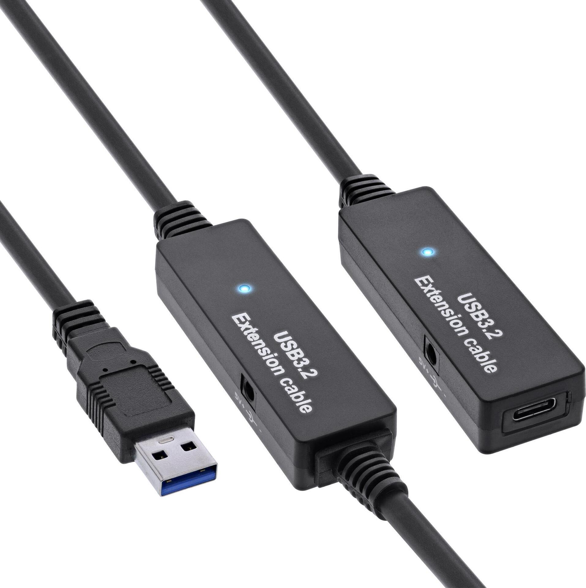 InLine USB 3.2 Gen.1 Aktiv-Verlängerung (35655B)