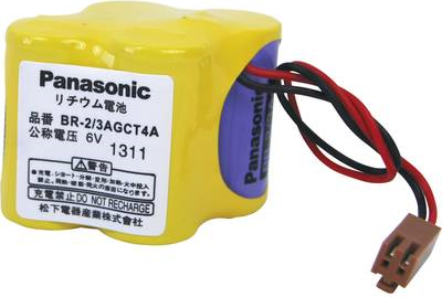 Panasonic Spezial-Batterie Stecker Lithium BR2/3AGCT4A 6 V 2400 mAh 1 St. (BR2/3AGCT4A)