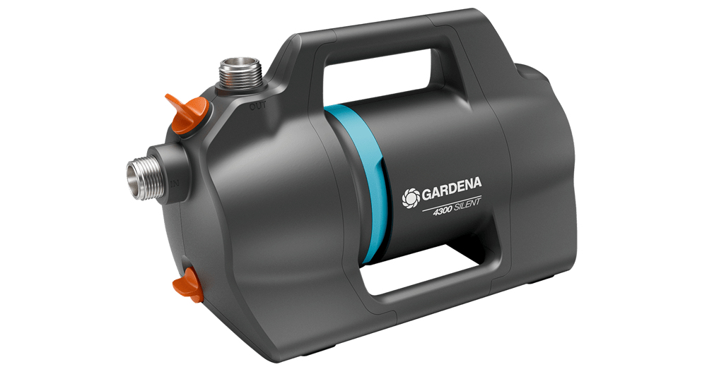 Gardena 4300 Silent 650 W 4,3 bar 4300 l/h Orange, Grün, Grau
