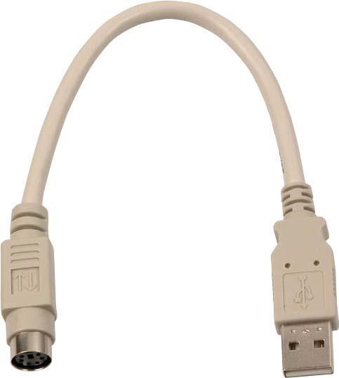EFB-Elektronik USB-A - Mini DIN (6polig), St.-Bu., 0,2m, beige Hersteller: EFB Elektronik (K5307.020)