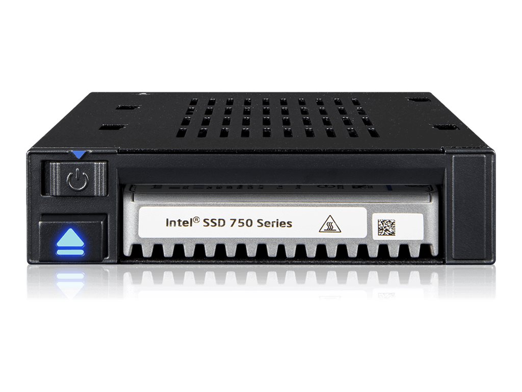 ICY DOCK flexiDOCK MB021VP-B U.2 NVMe SSD-Gehäuse PCIe 3.0/4.0 für 3,5" Bay Schwarz