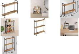 metaltex Gewürzregal York LAVA, 3 Etagen Regalböden aus geöltem Akazienholz, rutschfeste Puffer, - 1 Stück (350803000)