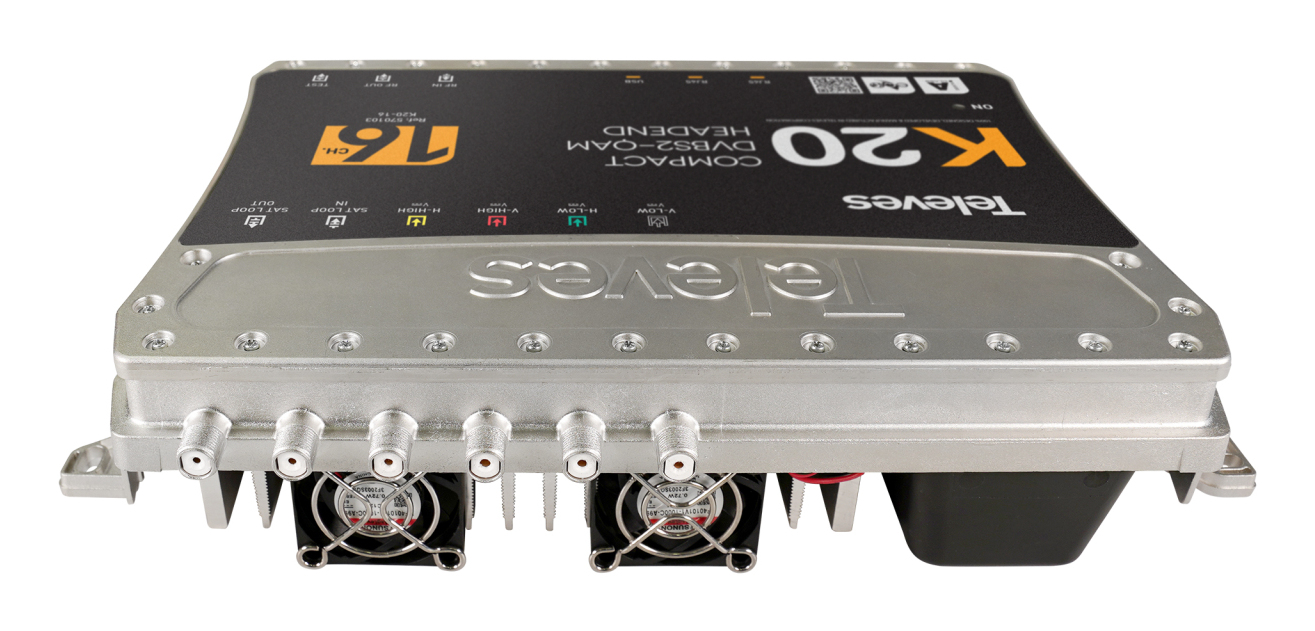 Televes K20-16 Digitale Kopfstelle Schwarz, Silber