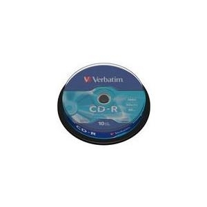 Verbatim 10 x CD-R 700MB (80 Min) 52x (43437)