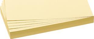 FRANKEN Moderationskarten Rechtecke/UMZ 1020 04 9,5x20,5cm gelb Inh.500