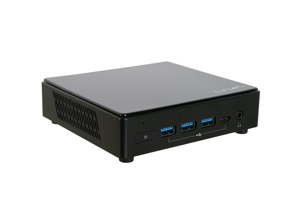 ECS LIVA Z3 Plus Barebone Core i3-10110U 2,1 GHz Schwarz