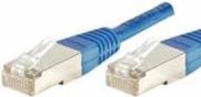 Patchkabel F/UTP, CAT.6a, blau, 20,0 m Für 10 Gigabit/s, mit besonders schmalem Knickschutz (859526)