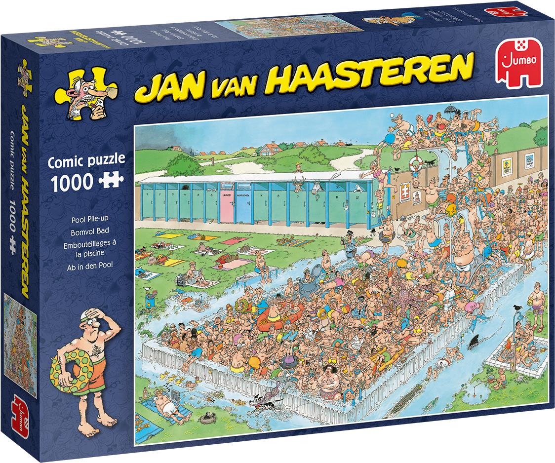 Jumbo Jan van Haasteren Ab in den Pool Pool Pile-Up PileUp 1000 Teile Puzzle (20039) (20039)