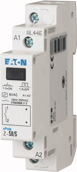 Eaton Electric GmbH Stromstossschalter 8VAC/16A/1S Z-S8/S (265267)