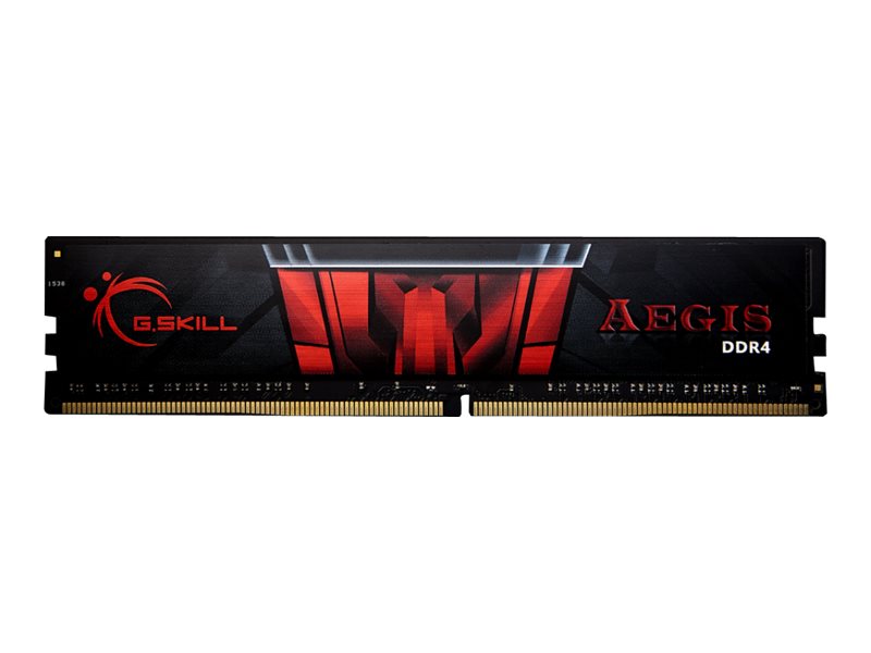 G.Skill Aegis 32 GB RAM DDR4 2666 MHz CL19 Schwarz, Rot