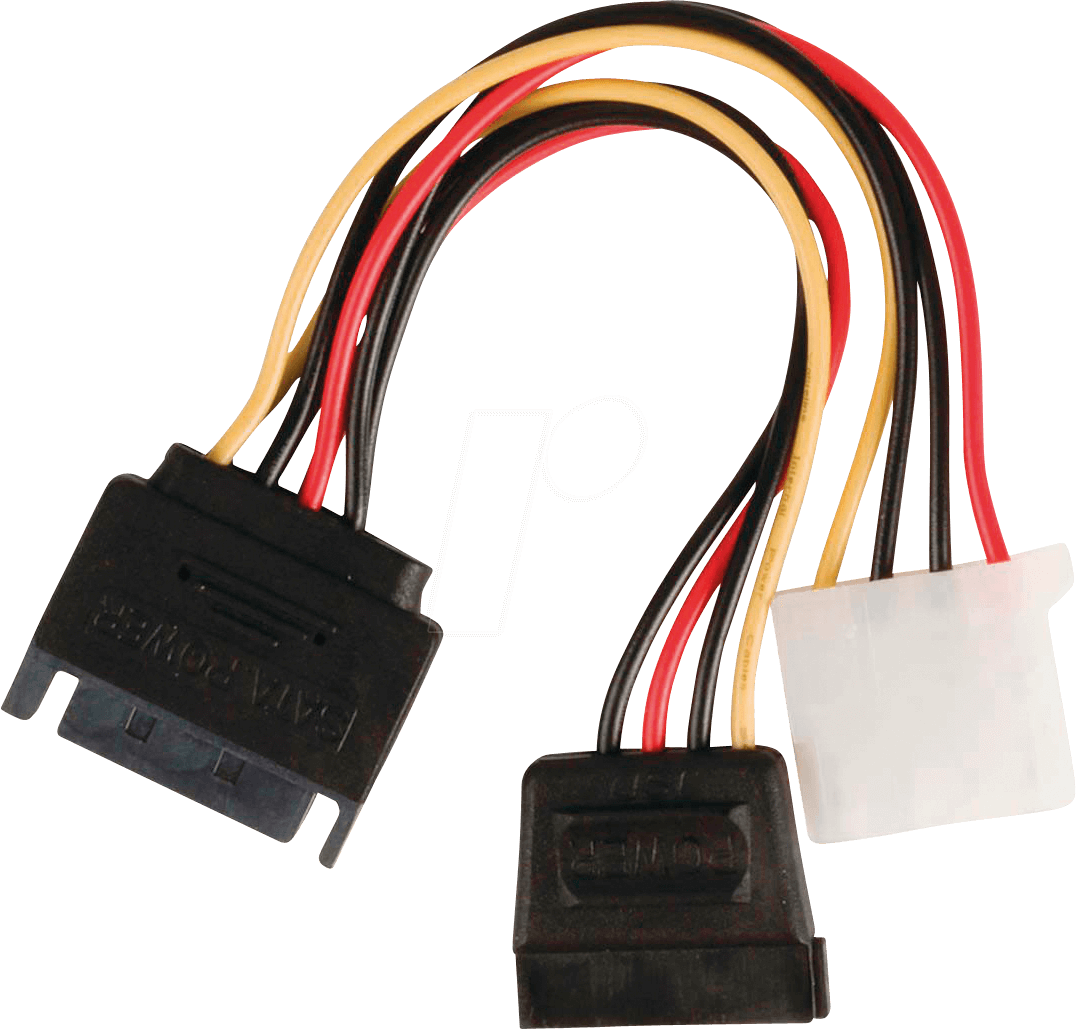 N CCGP73555VA015 Internes Netzkabel SATA-Stecker> SATA-Buchse Molex-Buchse 0 (CCGP73555VA015)
