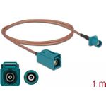 DeLOCK 90005 Koaxialkabel RG-316/U 1 m FAKRA Z Beige - Grün (90005)